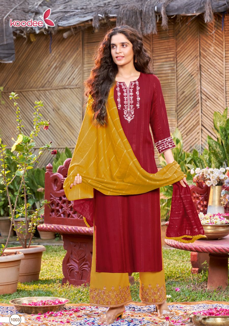 Koodee Pehchan 7 New Ethnic Wear Designer Fancy Kurti Bottom With Dupatta Readymade Collection